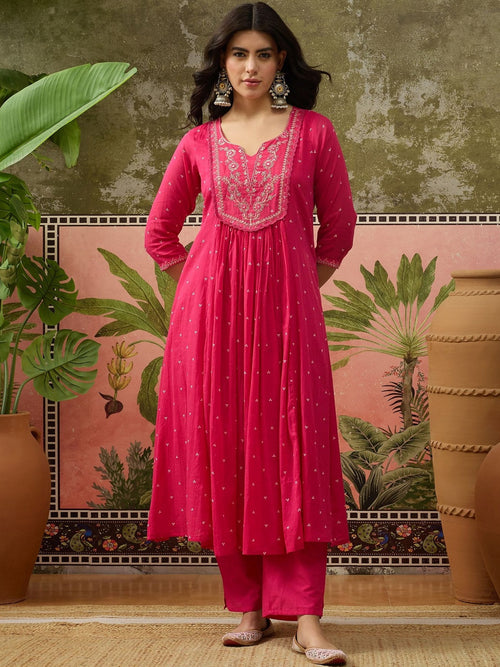 Ready-to-Wear 3-Piece Ethnic Suit Kurti, Pant, Dupatta