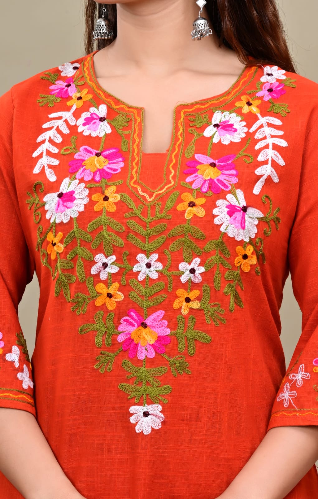 Lime Luxe Floral Kurta Set