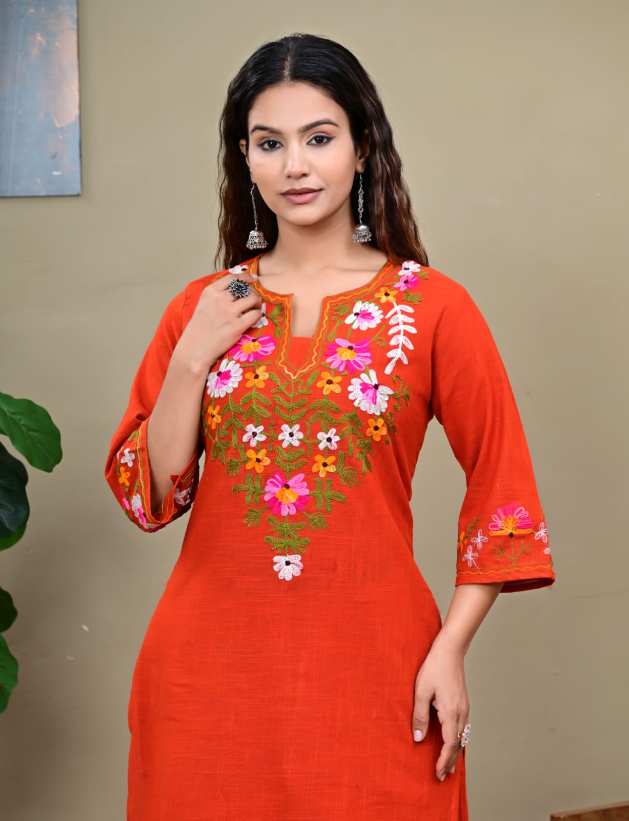 Lime Luxe Floral Kurta Set