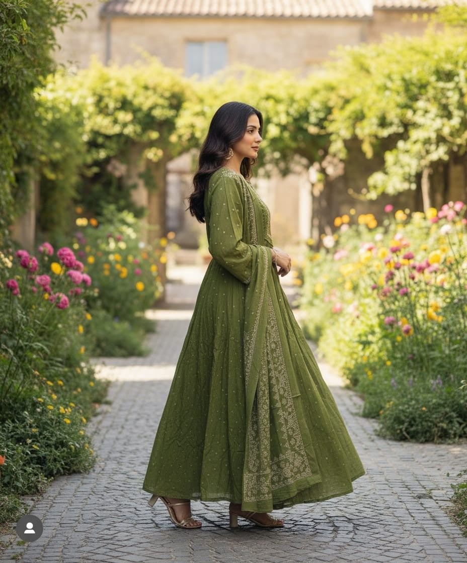 Ready-to-Wear 3-Piece Ethnic Suit Kurti, Pant, Dupatta